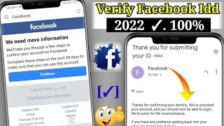 How to Verify Facebook Account in 2022 | Full verify facebook idd | How to Make verified facebook id