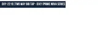KAMAL Two Way Bib Tap - Dixy Prime Nova Series Aerator & Std 1/2'' BSP Outlet