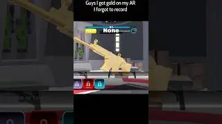 I got gold on AR Assault rifle in Roblox rivals #roblox #like #robloxrivals 👀