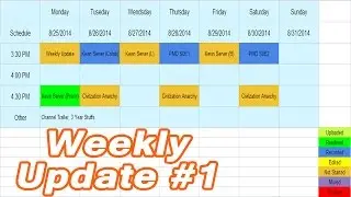 Weekly Update #1 - TheRenegadeFilms