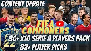 OMG OPENED MY TEN 80+ SERIE A RARE PLAYERS PACK IN 1PM/6PM CONTENT UPDATE IN #FIFA22 AND WE GOT...
