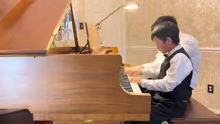 P121-Tang, William & Mao, Ruian - 四首联弹组-初级组《拉德斯基进行曲》老约翰.斯特劳斯