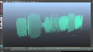 Trace an audio waveform in Maya - Python script