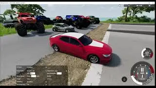 Epic Little Gamer - Beam.NG downhill - no talking, just crashes. Kid Friendly