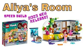 LEGO 41740 Friends Aliya's Room Speed Build Review 2023 New