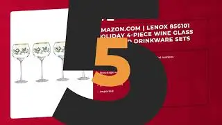 Best 5 Christmas wine glasses 2020