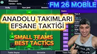 FM26 MOBILE BEST TACTICS / BEST TACTICS OF ANATOLIAN TEAMS FOOTBALL MANAGER 2026 MOBILE #fm26mobile