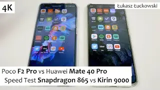Poco F2 Pro vs Huawei Mate 40 Pro ❗❗❗ | Speed Test | Snapdragon 865 vs Kirin 9000