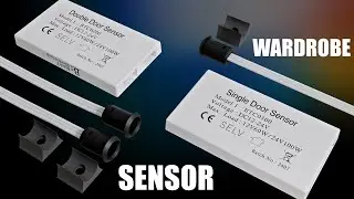 Automatic Opening IR Sensor for Wardrobe Doors | BlackT BT02DC Wardrobe IR Sensor