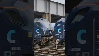 Class 458s and class 68s at Eastleigh