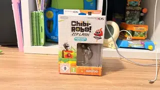 Chibi-Robo Zip Lash Amibo Bundle Nintendo 3DS ASMR Unboxing