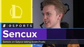 Sencux on Splyce: 'We keep improving every week to week, I feel like we can make it to playoffs'