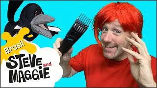 Cabelo Engra&ccedil;ado com Steve and Maggie Brasil | Hist&oacute;rias Portuguesas para Crian&ccedil;as
