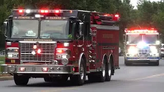 Baden Vol. Fire Department Pumper Tanker 836 & Bel Alton Vol. Fire Department Engine 101 Responding