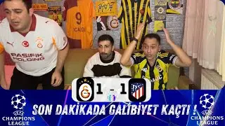 SON DAKİKA KAÇAN GALİBİYET ! 🟡🔴 I GALATASARAY  1 - 1 ATLETİCO MADRİD #ucl #galatasaray  #futboltepki