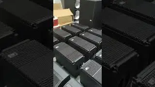 Dual 8' linearray,dual 18'subwoofer and 15' coaxial stage monitor＃revesound＃professional sound＃subs