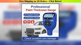 Professional Coating Thickness Meter LS239 5000m Coating Thickness Gauge Charge Car