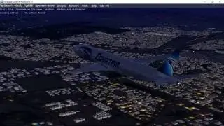 Approach and Landing  Vatsim Event Dubai P3Dv3  B77W
