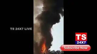 Big Fire on Mobile Tower || TS 24x7 LIVE