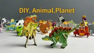 DIY Animal Planet | Fun 3D Paper Animals Craft for Kids & Families