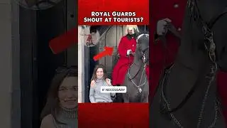 Why Do British Royal Guards Shout at Tourists? #shorts #kingsguardstory #kingsguard