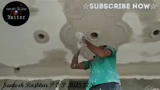 Santosh Rajbhar P.O.P Master - roof fan box P.O.P design - minus plus P.O.P design #11