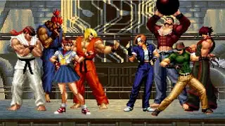 [KOF Memorial Mugen] Hadouken Team vs Strikers Team