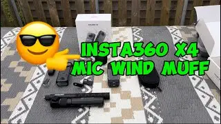 INSTA360 X4 MIC WIND MUFF