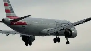 American A321neo arrival from RDU to CLT