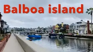 Walking Balboa Island, Newport Beach, CA l Balboa Island Walking Tour l Exploring Balboa Island, CA