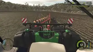Farming Simulator 2025 выполняю контракт вспашка поля