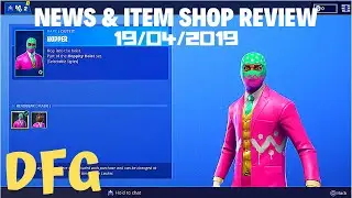 Fortnite Item Shop Review & News *NEW* HOPPER SKIN,BOLD BAR AXE & PASTEL PRINT WRAP!!