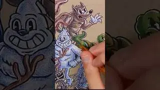 Drawing Cryptids as vintage cartoons #Cryptids #art #drawing