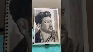Face portrait | Vicky Kaushal face drawing ✍🏻😻 #drawing #portrait #vickykaushal