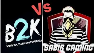 B2K / VS / SK SABIR BOSS gameplay [FREE FIRE]