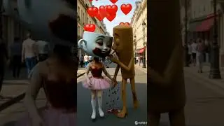 Tum tum sahur and Ballerina cappuccini meet. First kiss 😘#tum tum sahur #popular #tred #cute #humor