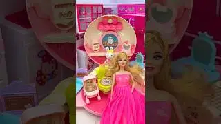 Satisfying With Unboxing Barbie Princess House Toys, ASMR Video #shorts