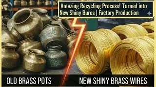 Amazing Recycling Process | Old Bras Turn Into New Shiny Wires | Satisfying Recycling