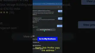 How to find URL for your Business's Profile on Google My Business!