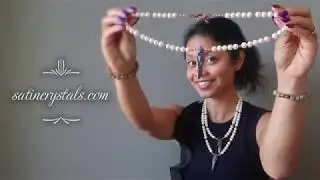 Pearl Goddess Necklaces - Satin Crystals Handmade Jewelry