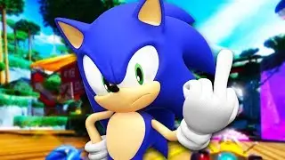 I Got Way Too Aggressive Playing A Sonic Racing Game