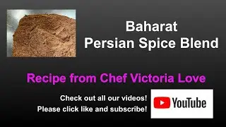 BAHARAT Persian Spice Blend from Chef Victoria Love