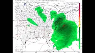 Nor'easter Weather Models March 13-16, 2017