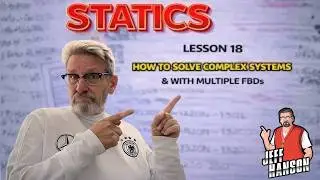 Statics: Lesson 18 - 2D Statics on a Particle, Multiple Free Body Diagrams