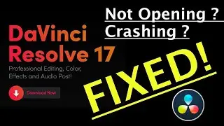Davinci Resolve 17 Crashing new Fix 2021 | Method 2
