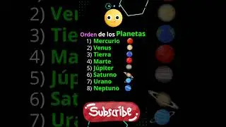 Orden de los planetas del Sistema Solar desde el Sol