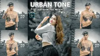 Urban black tone Lightroom photo editing tutorial in mobile