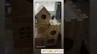 Get a Unique Cat Furniture & Condo (Castle Style) #cat #home #interiordesign #homedecor #pets