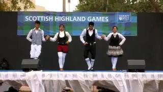 Scottish Highland Games Dubai'13 - Scottish dance performance. [Cluster: Thistle]