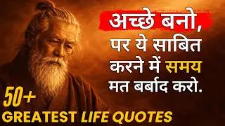 60 Life Lessons That Will Solve 90% of Your Problems | Life Quotes in Hindi